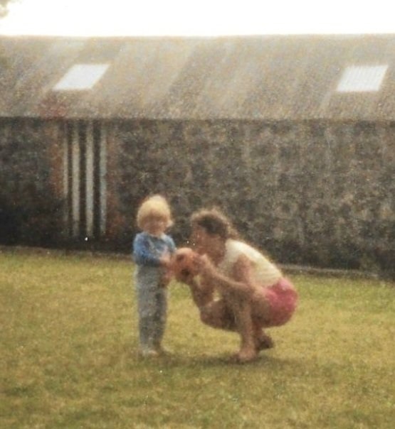 Janine Ewen and her mother