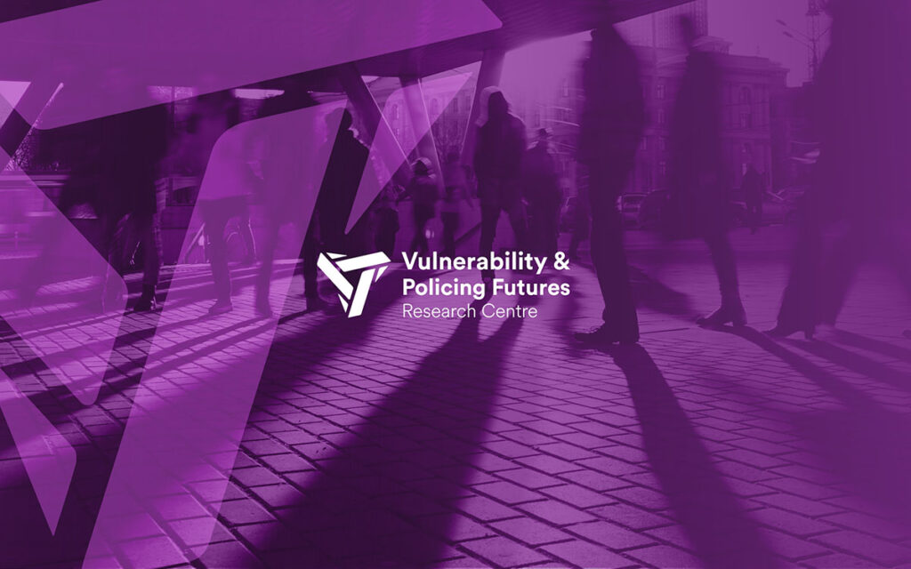 White Centre logo on purple background
