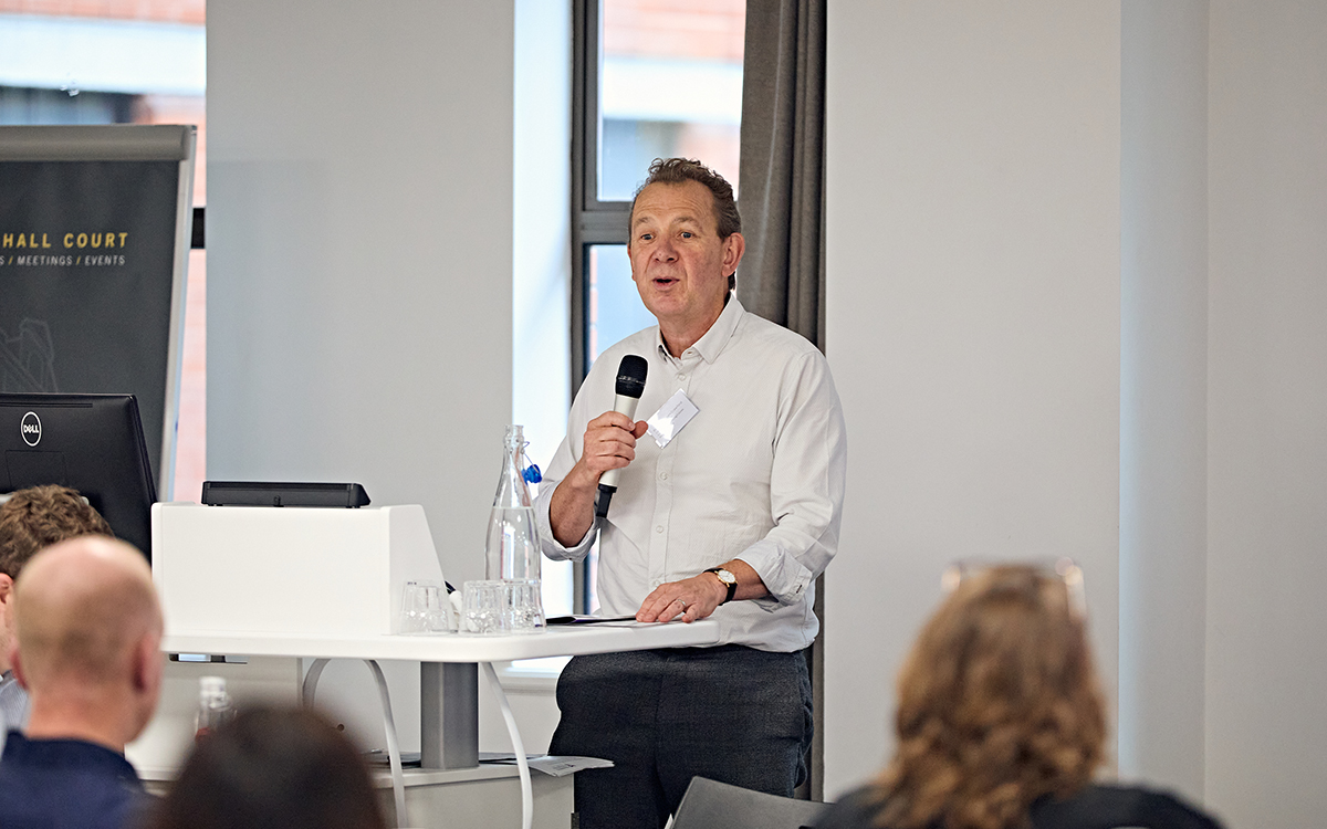 professor-crawford-at-event Professor Adam Crawford speaking at an event