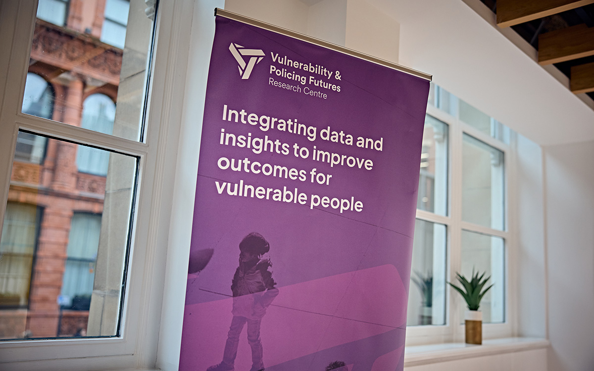 VPF_5Sep_28 Vulnerability & Policing Futures Research Centre pull-up banner